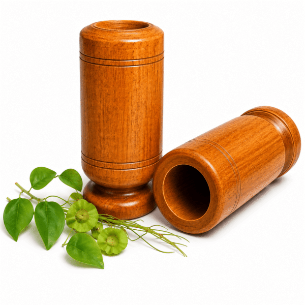 Vijaysar Wood Glass - tumbler