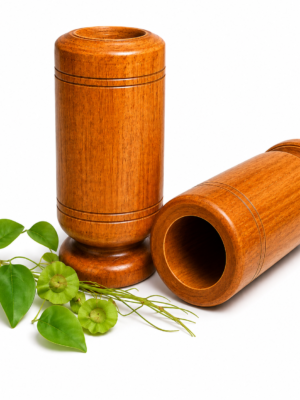 Vijaysar Wood Glass — Ayurvedic Sugar Control Tumbler